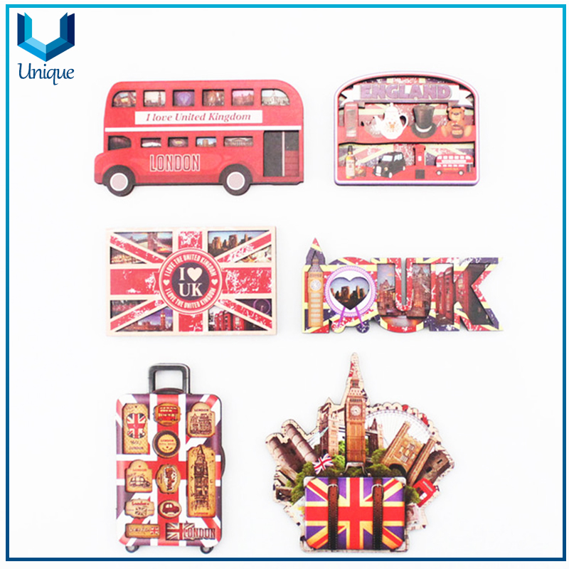 3D Custom Cities Souvenir Fridge for Different Countries Fridge