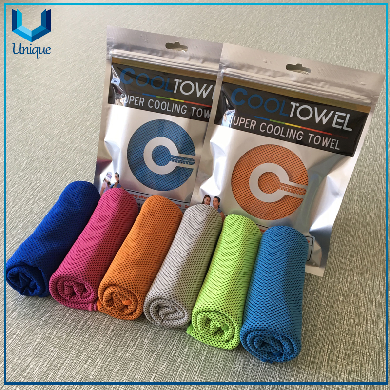 Wholesale Customized Absorbent Soft Two Tone Cooling Towel, Sport Golf